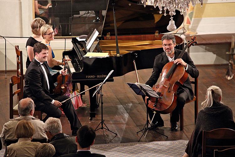 Eben Trio and Jiří Bárta (violoncello), 6.7.2013, Chamber Music Festival Český Krumlov