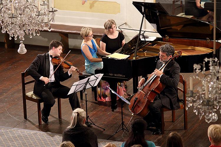 Eben Trio und Jiří Bárta (Violoncello), 6.7.2013, Kammermusikfestival Český Krumlov