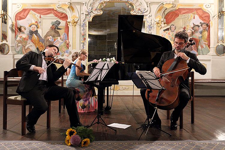 Eben Trio und Jiří Bárta (Violoncello), 6.7.2013, Kammermusikfestival Český Krumlov