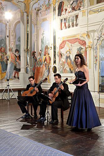 Duo Siempre Nuevo und Barbora Polášková (Mezzosopranistin), 7.7.2013, Kammermusikfestival Český Krumlov