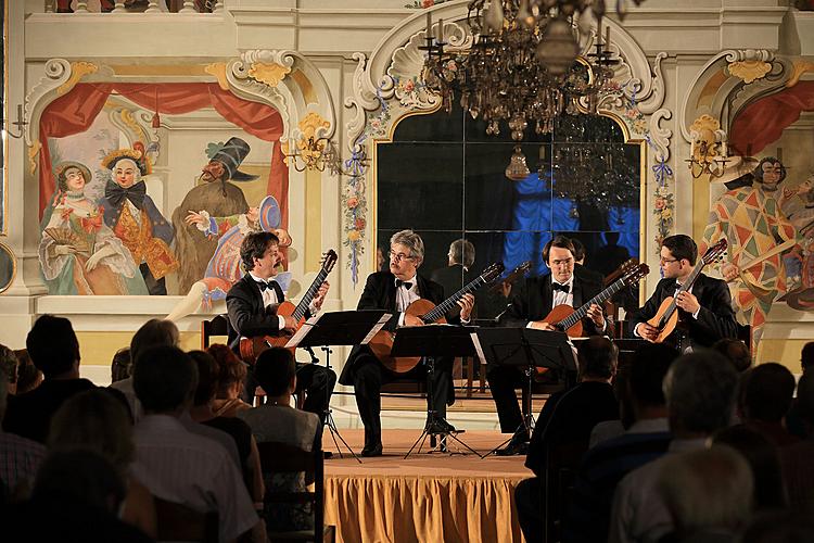 Prager Gitarrenquartett, Internationales Musikfestival Český Krumlov, 25.7.2013