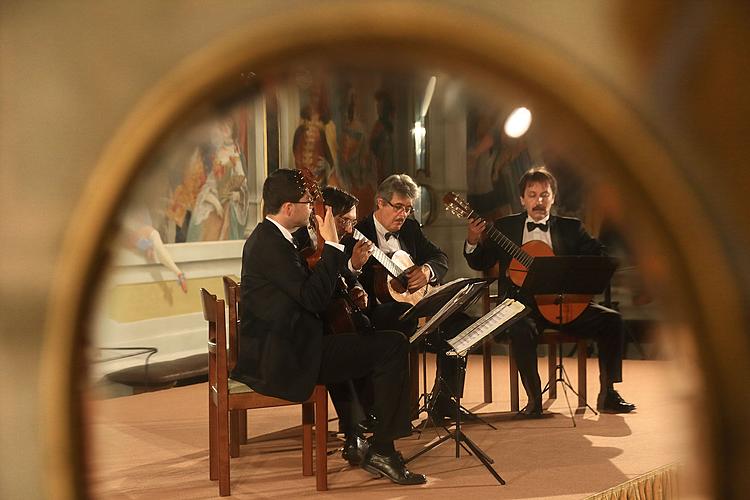 Prager Gitarrenquartett, Internationales Musikfestival Český Krumlov, 25.7.2013