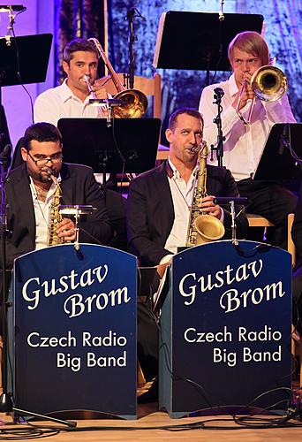 Nacht der Jazztrompeter: Gustav Brom Rundfunk-Bigband und Solisten, Internationales Musikfestival Český Krumlov, 3.8.2013