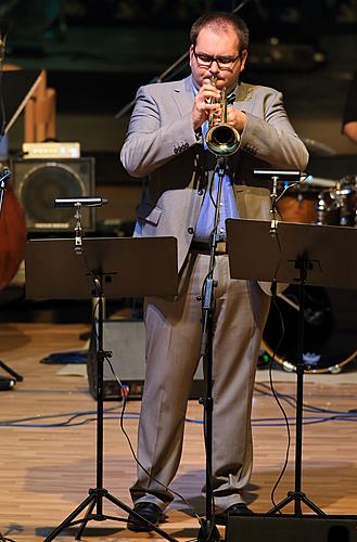 Jazz trumpeters’ night: Gustav Brom Czech Radio Big Band and soloists, International Music Festival Český Krumlov, 3.8.2013