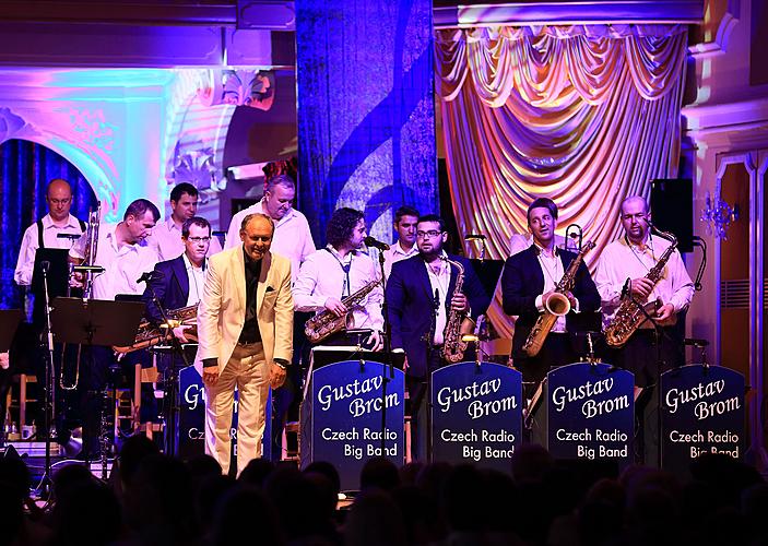 Nacht der Jazztrompeter: Gustav Brom Rundfunk-Bigband und Solisten, Internationales Musikfestival Český Krumlov, 3.8.2013