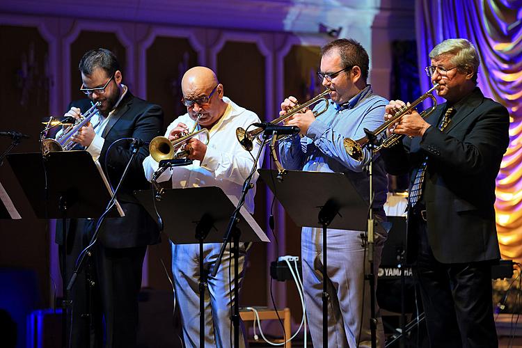 Jazz trumpeters’ night: Gustav Brom Czech Radio Big Band and soloists, International Music Festival Český Krumlov, 3.8.2013