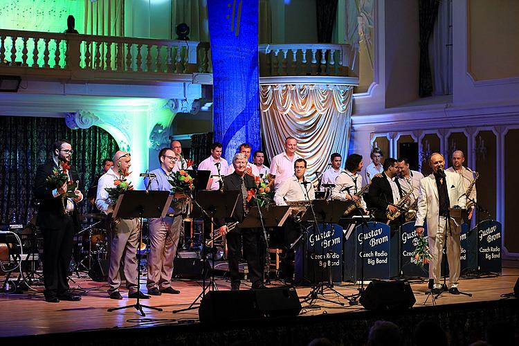 Nacht der Jazztrompeter: Gustav Brom Rundfunk-Bigband und Solisten, Internationales Musikfestival Český Krumlov, 3.8.2013