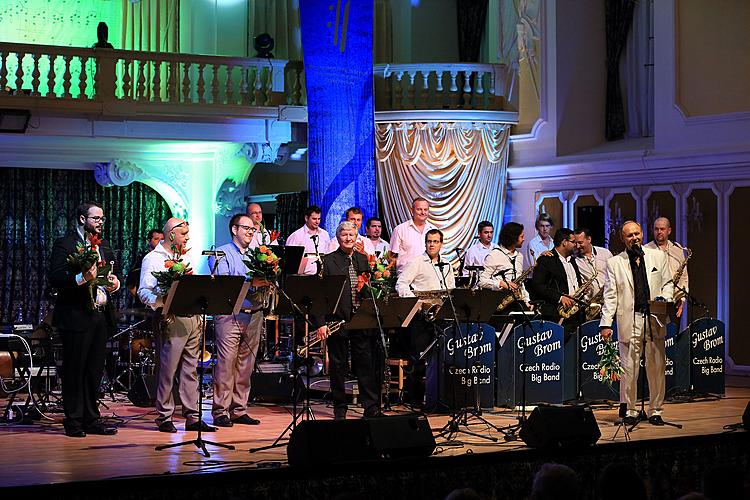 Noc jazzových trumpetistů: Rozhlasový Big Band Gustava Broma a sólisté, Mezinárodní hudební festival Český Krumlov, 3.8.2013