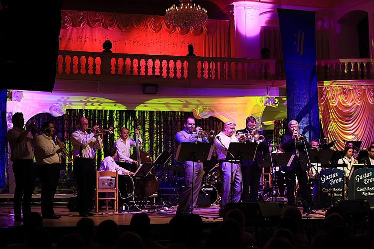 Nacht der Jazztrompeter: Gustav Brom Rundfunk-Bigband und Solisten, Internationales Musikfestival Český Krumlov, 3.8.2013