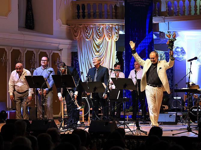 Nacht der Jazztrompeter: Gustav Brom Rundfunk-Bigband und Solisten, Internationales Musikfestival Český Krumlov, 3.8.2013