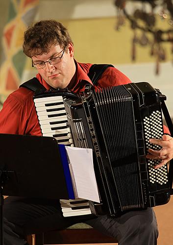 Karel Dohnal (klarinet) - Projekt „Harlekýn“, Jiří Lukeš (akordeon), Mezinárodní hudební festival Český Krumlov, 7.8.2013