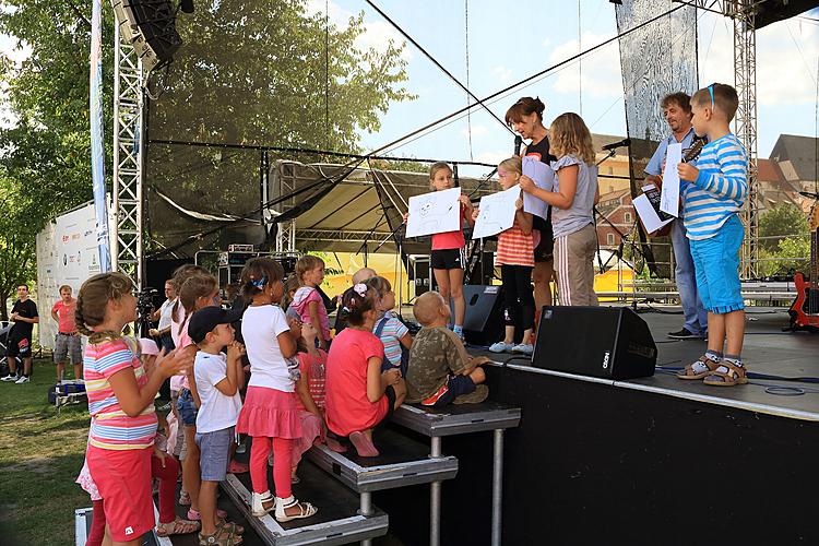 Kindernachmittag im Rhythmus der Energie, Internationales Musikfestival Český Krumlov, 11.8.2013