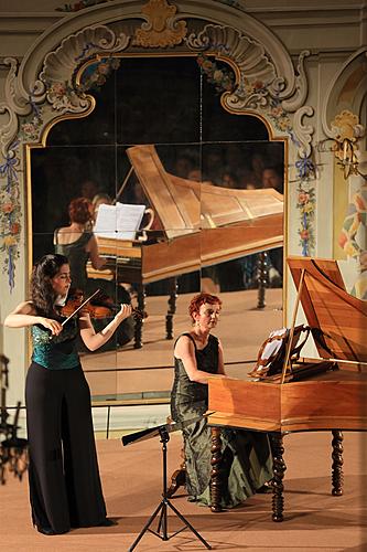 Sophia Jaffé - housle a Barbara Maria Willi - cembalo, Mezinárodní hudební festival Český Krumlov, 14.8.2013