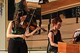 Sophia Jaffé - violin and Barbara Maria Willi - harpsichord, International Music Festival Český Krumlov, 14.8.2013, source: Auviex s.r.o., photo by: Libor Sváček