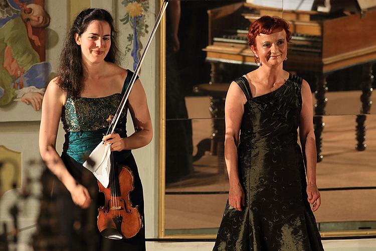 Sophia Jaffé - housle a Barbara Maria Willi - cembalo, Mezinárodní hudební festival Český Krumlov, 14.8.2013