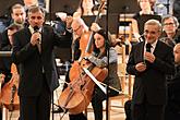 Albena Danailova - violin, Meehae Ryo - violoncello and Prague Radio Symphony Orchestra, International Music Festival Český Krumlov, 17.8.2013, source: Auviex s.r.o., photo by: Libor Sváček