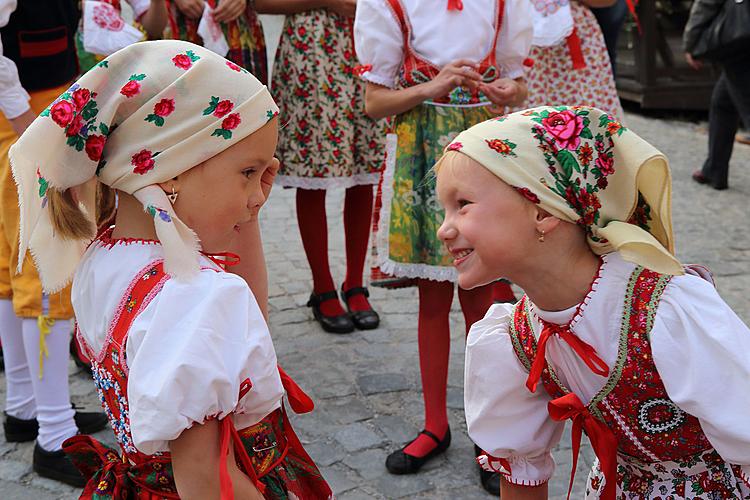 St.-Wenzels-Fest und Internationales Folklorefestival 2013 in Český Krumlov, Freitag 27. September 2013