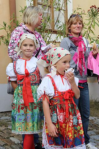 St.-Wenzels-Fest und Internationales Folklorefestival 2013 in Český Krumlov, Freitag 27. September 2013