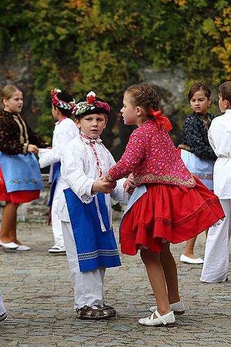 Svatováclavské slavnosti a Mezinárodní folklórní festival 2013 v Českém Krumlově, pátek 27. září 2013