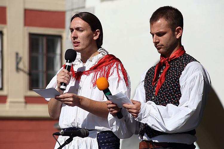 St.-Wenzels-Fest und Internationales Folklorefestival 2013 in Český Krumlov, Samstag 28. September 2013