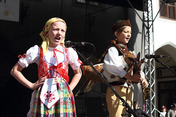 St.-Wenzels-Fest und Internationales Folklorefestival 2013 in Český Krumlov, Samstag 28. September 2013