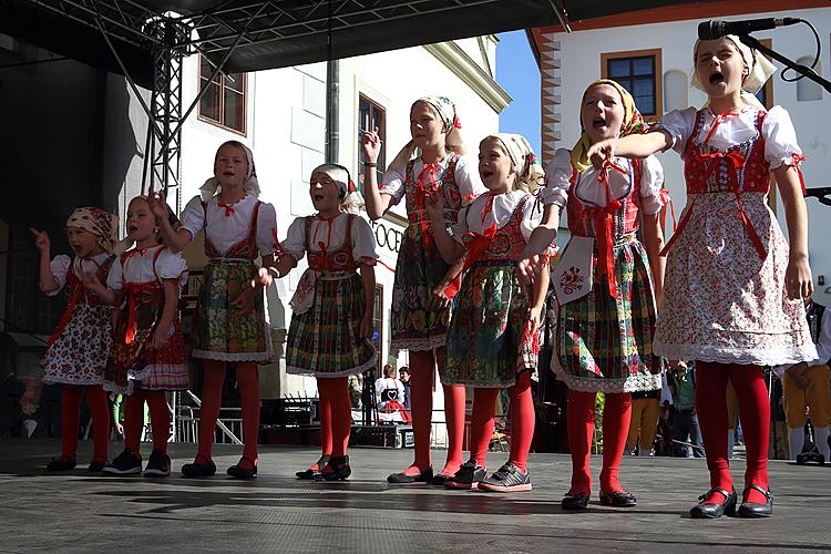 St.-Wenzels-Fest und Internationales Folklorefestival 2013 in Český Krumlov, Samstag 28. September 2013