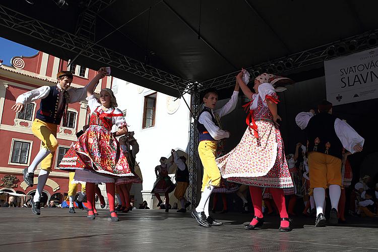 St.-Wenzels-Fest und Internationales Folklorefestival 2013 in Český Krumlov, Samstag 28. September 2013