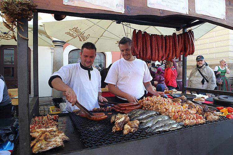 St.-Wenzels-Fest und Internationales Folklorefestival 2013 in Český Krumlov, Samstag 28. September 2013