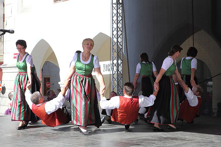 St.-Wenzels-Fest und Internationales Folklorefestival 2013 in Český Krumlov, Samstag 28. September 2013