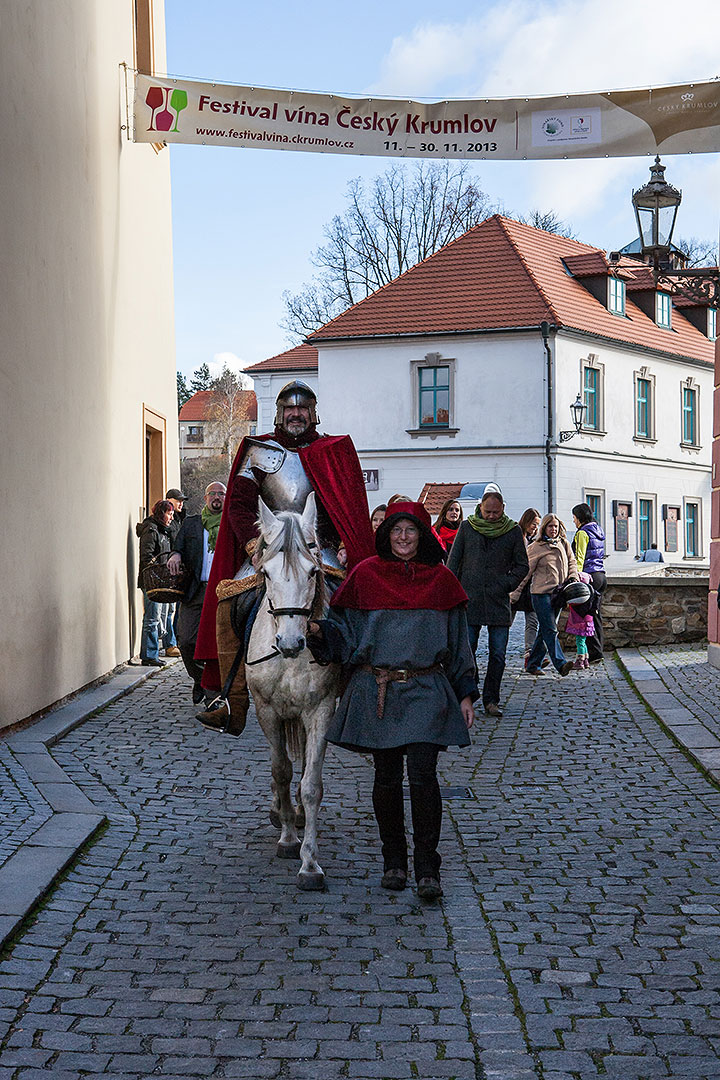 Slavnostní otevření Svatomartinského vína v Českém Krumlově 11.11.2013