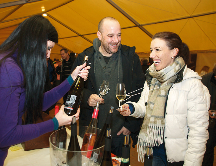 Zahradní slavnost vína, Pivovarská zahrada 16.11.2013, Festival vína Český Krumlov 2013