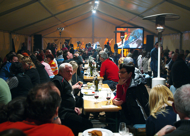Zahradní slavnost vína, Pivovarská zahrada 16.11.2013, Festival vína Český Krumlov 2013