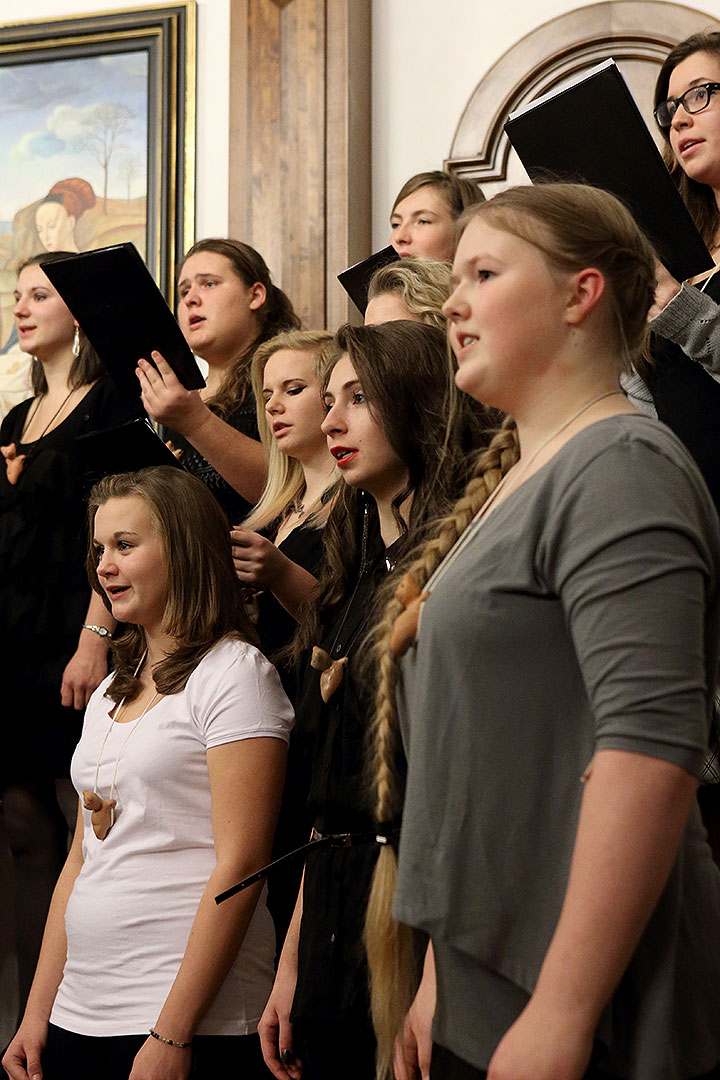 Čas radosti, veselosti - koncert Medvíďat, ZUŠ Český Krumlov, 22.12.2013