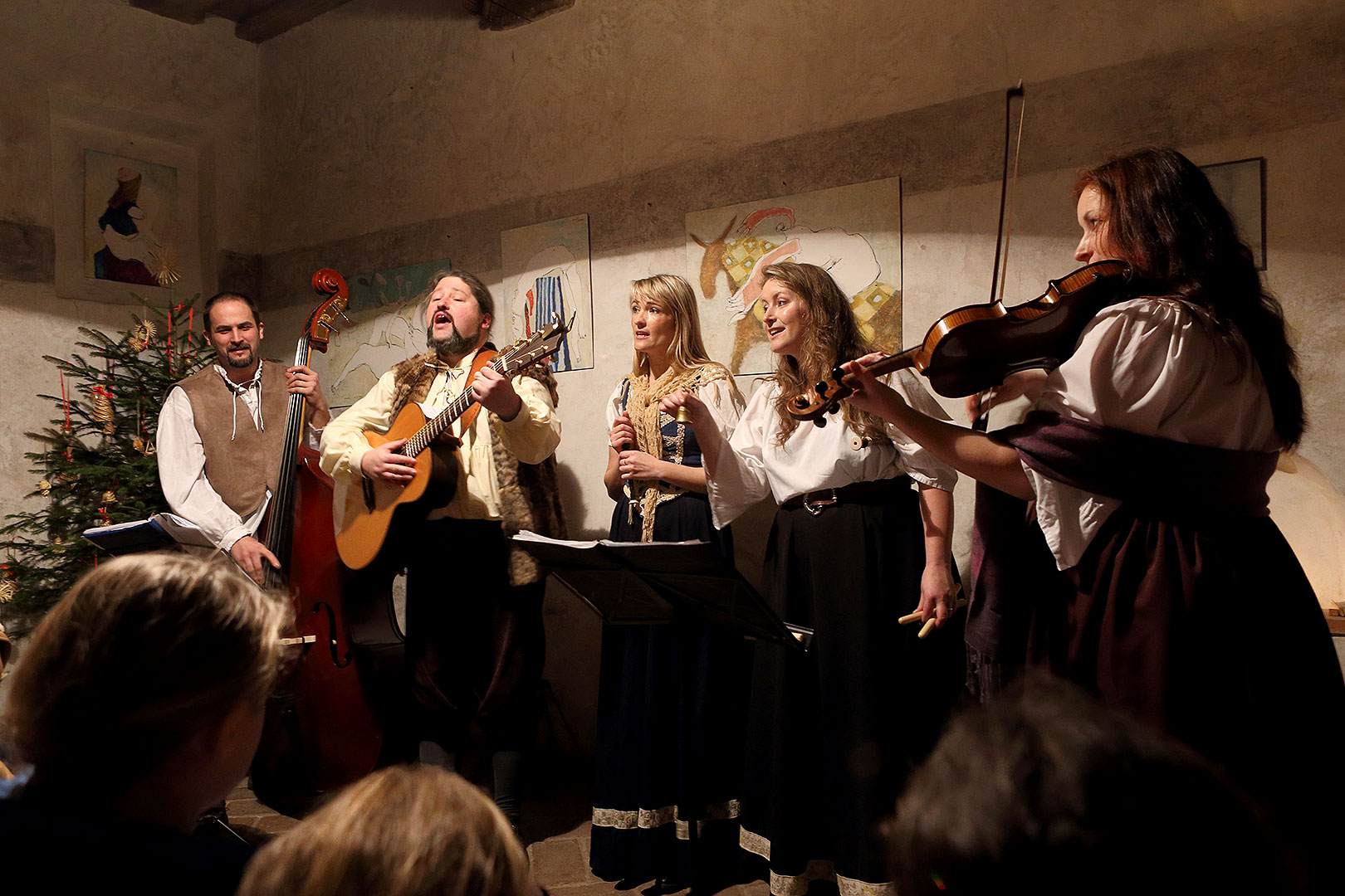 Kapka - Traditional Christmas concert of local folk band, 25.12.2013