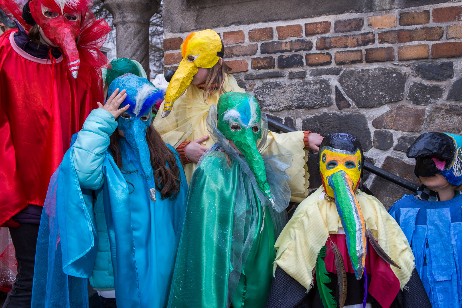 Carnival parade in Český Krumlov,  4th March 2014