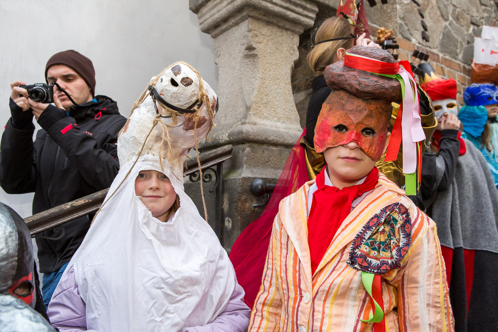 Masopustní průvod v Českém Krumlově, 4. března 2014