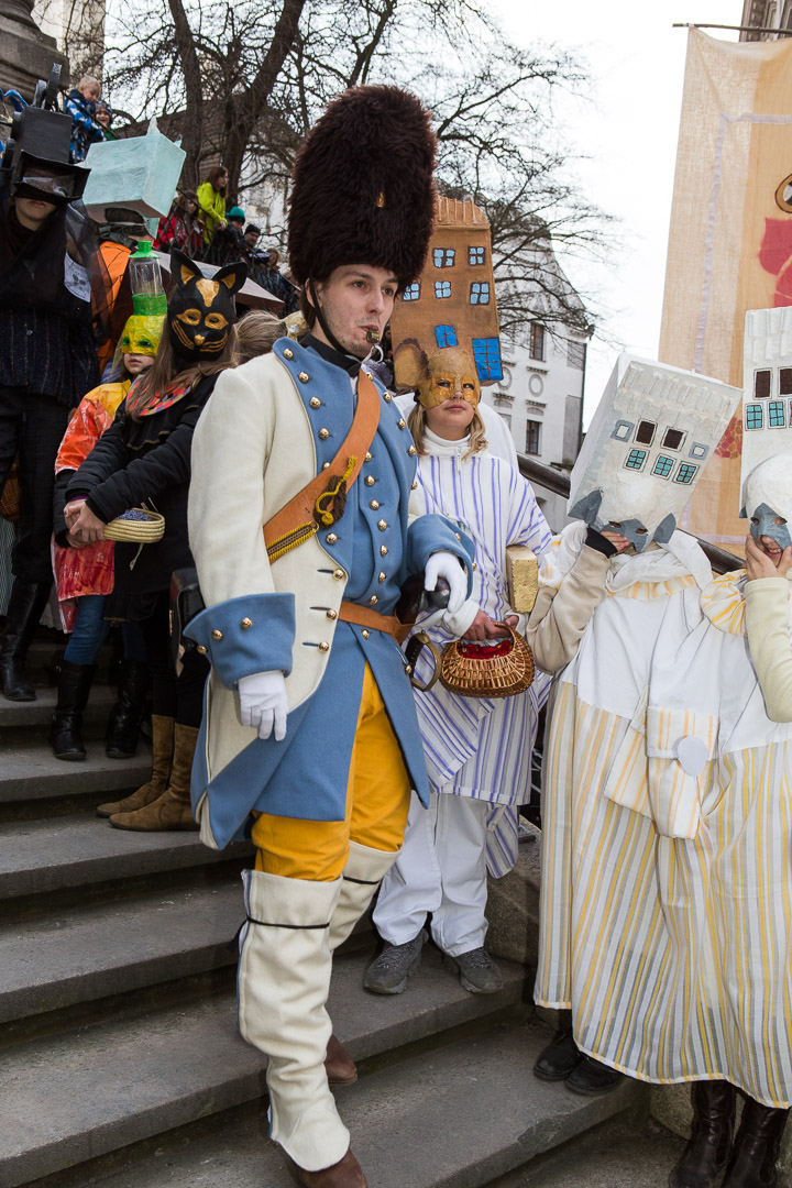 Carnival parade in Český Krumlov,  4th March 2014