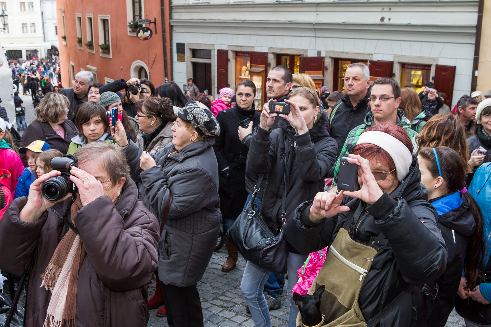 Masopustní průvod v Českém Krumlově, 4. března 2014