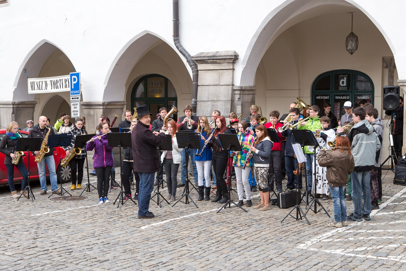 Masopustní průvod v Českém Krumlově, 4. března 2014