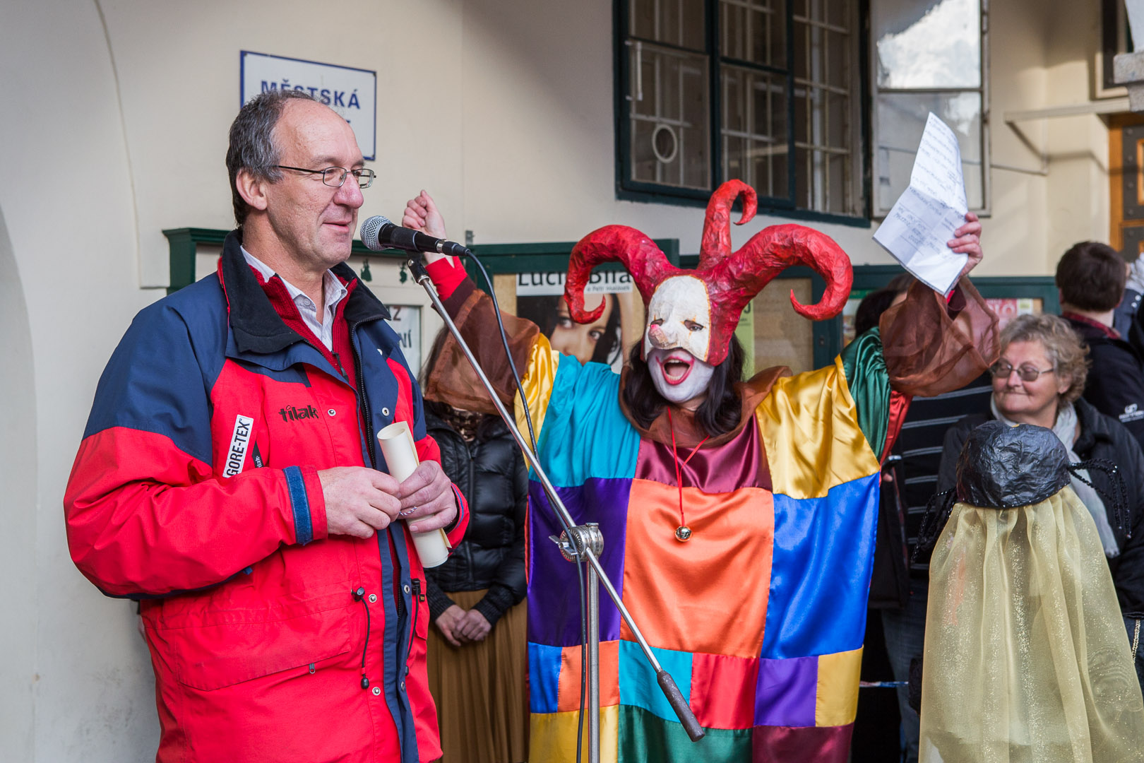 Carnival parade in Český Krumlov,  4th March 2014