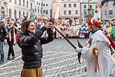 Carnival parade in Český Krumlov,  4th March 2014, photo by: Lubor Mrázek