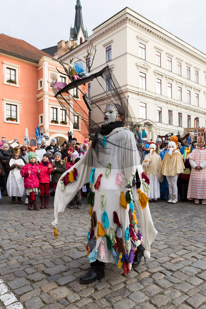 Carnival parade in Český Krumlov,  4th March 2014