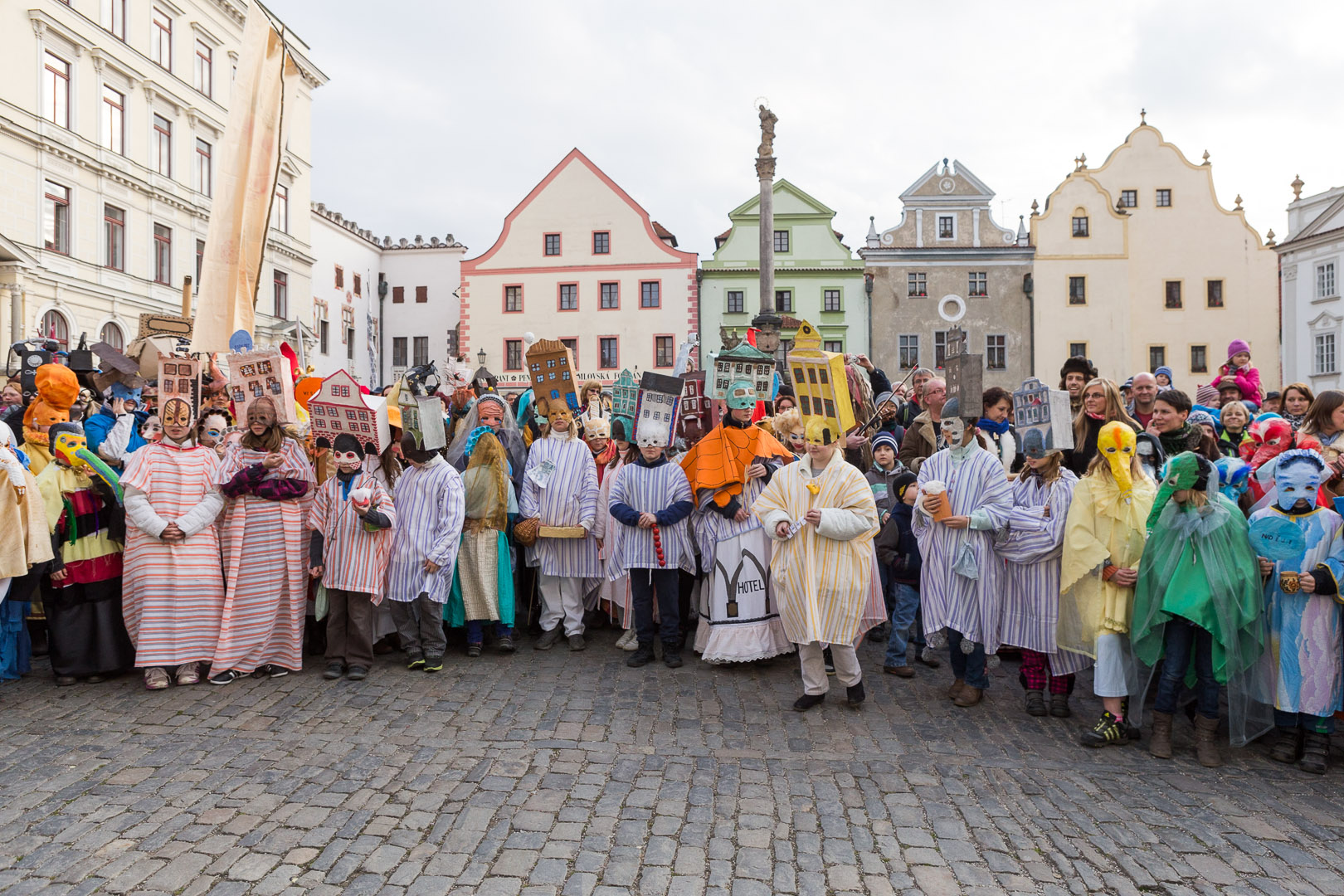 Carnival parade in Český Krumlov,  4th March 2014