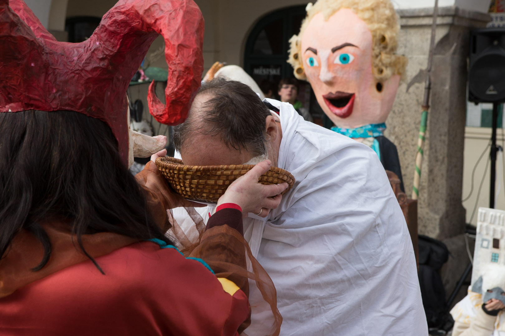 Carnival parade in Český Krumlov,  4th March 2014