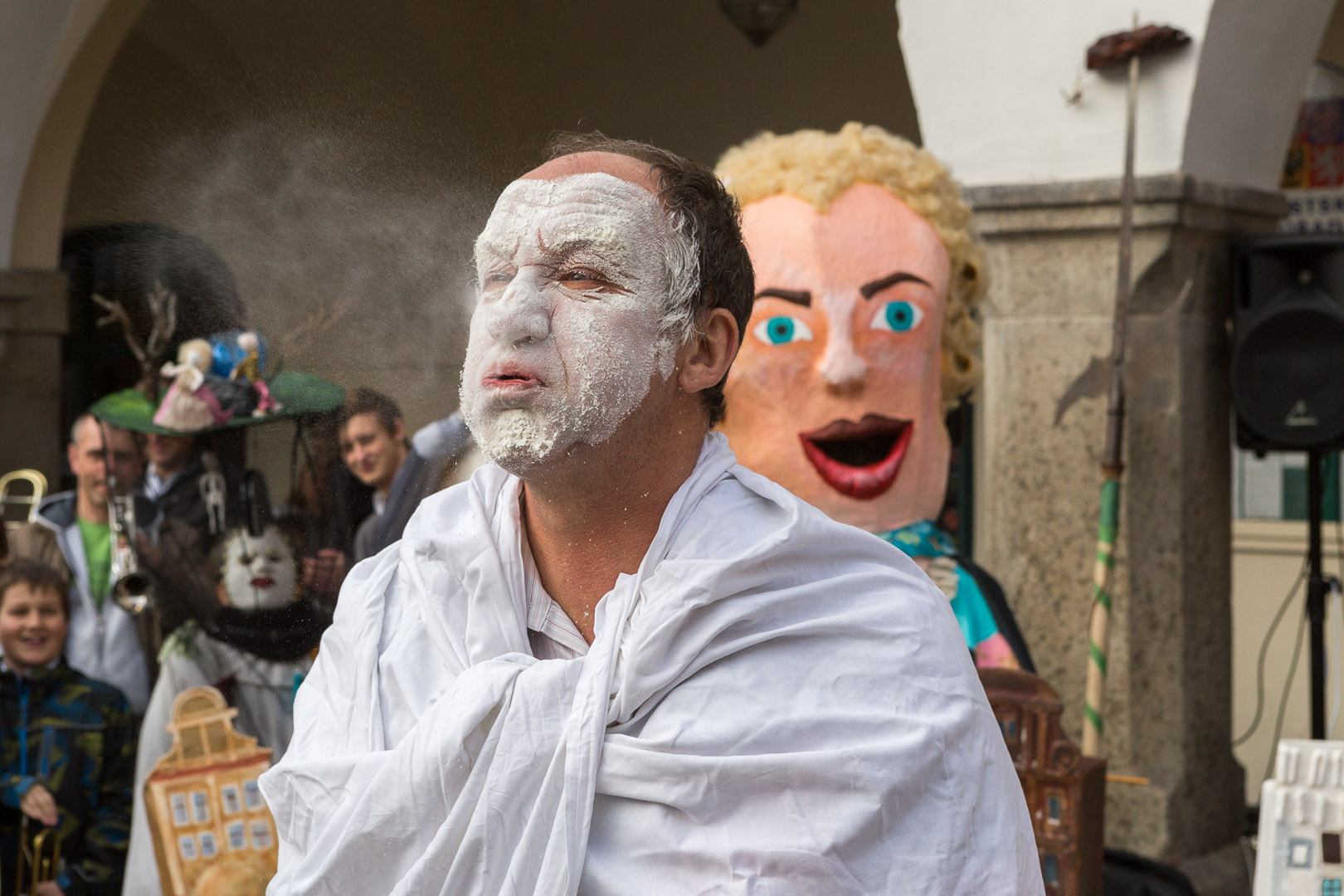 Carnival parade in Český Krumlov,  4th March 2014