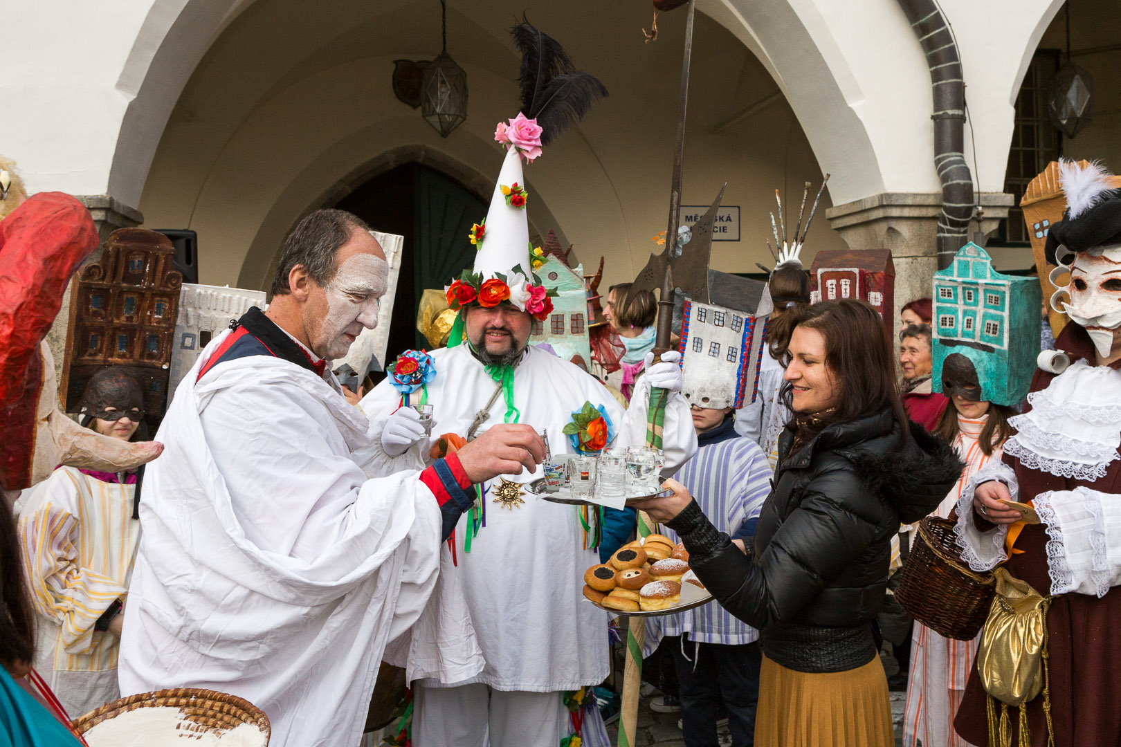 Carnival parade in Český Krumlov,  4th March 2014