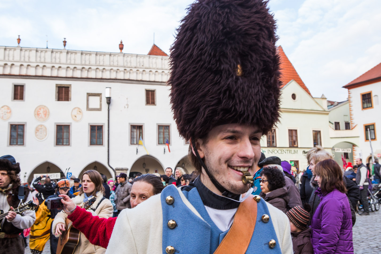 Carnival parade in Český Krumlov,  4th March 2014