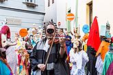 Carnival parade in Český Krumlov,  4th March 2014, photo by: Lubor Mrázek