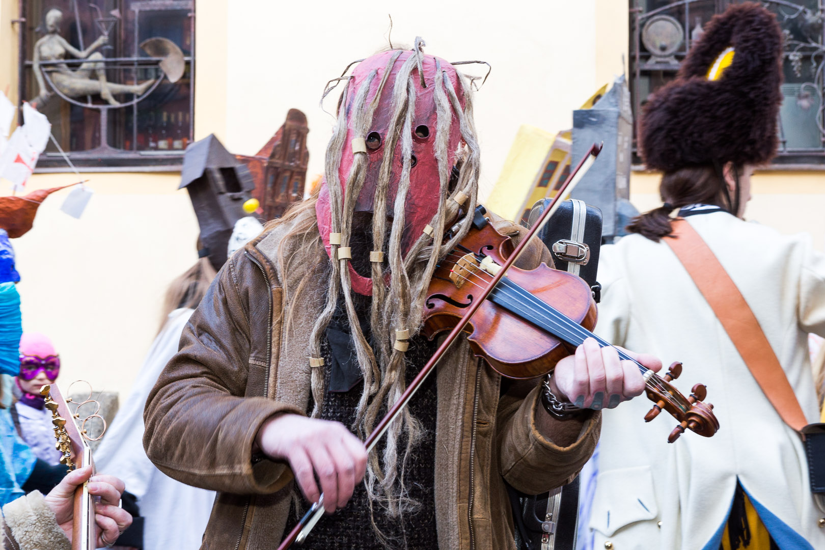 Carnival parade in Český Krumlov,  4th March 2014