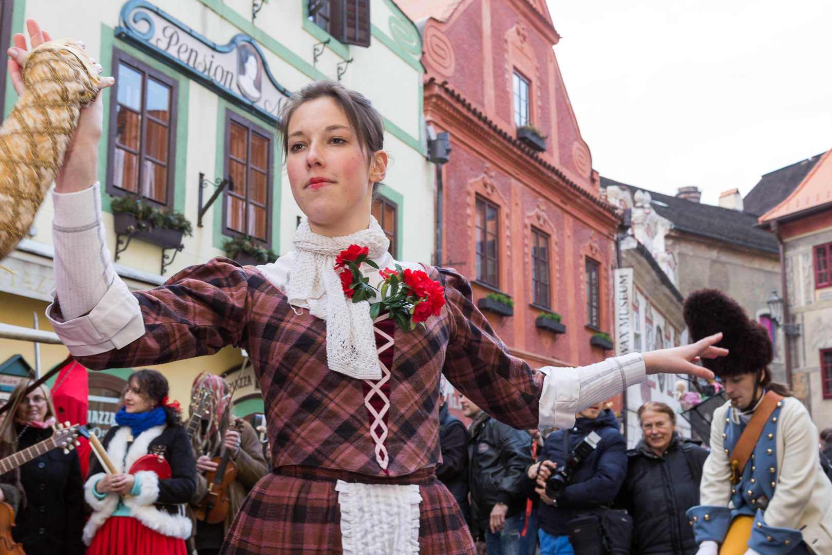 Carnival parade in Český Krumlov,  4th March 2014